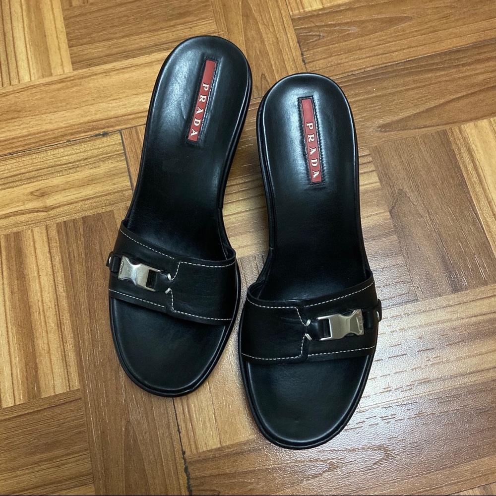 PRADA 90’s Wedge Sandal Heel